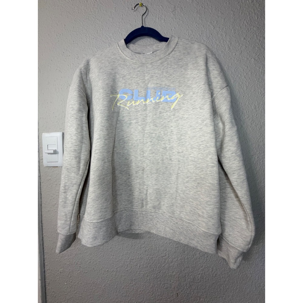 Wilo The Label Blue Running Wellness Est 1991 Sweatshirt Gray XS Athleisure